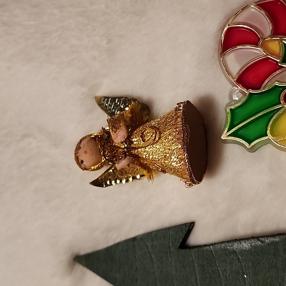 VINTAGE  CHRISTMAS ORNAMENTS 🎄 ✨️  ( 6 PIECE  TOTAL  ) - Picture 7 of 7